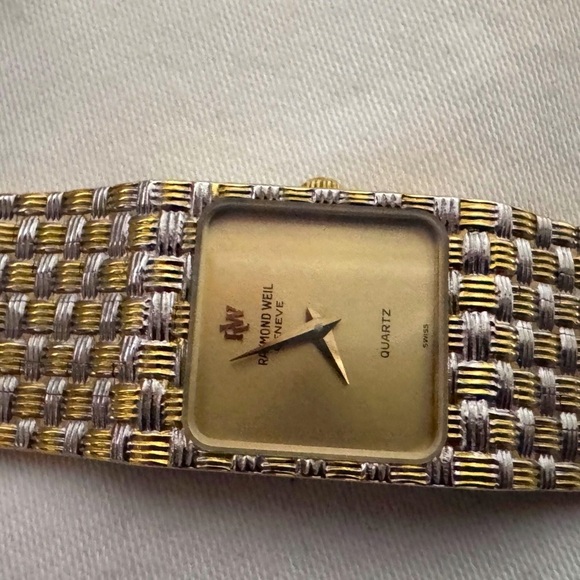 ⌚ Vintage 80's Raymond Weil 18K Gold and Silver Quartz Watch - #9058 - Picture 10 of 16